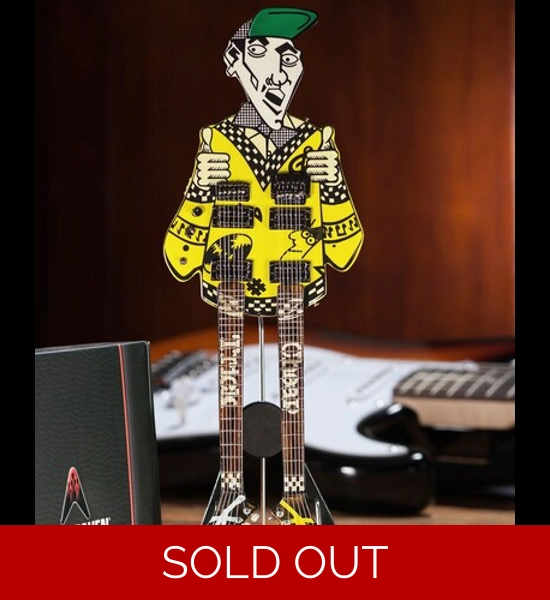 Axe Heaven Cheap Trick Rick Nelsen Doubleneck Guitar Figure